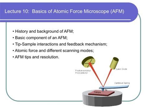 Lecture 10: Basics of Atomic Force Microscope (AFM) - wintechmobiles.com