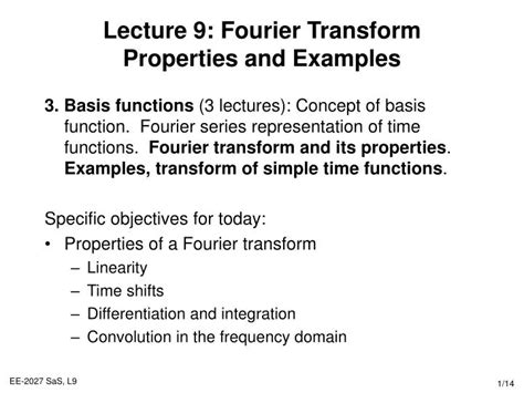 Lecture 9: Fourier transform properties - MIT OpenCourseWare - wintechmobiles.com