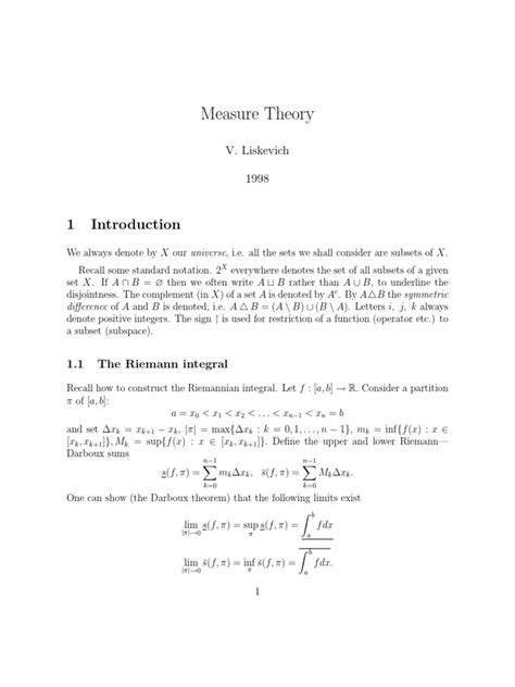 Lecture Notes on Measure Theory and Integration - wintechmobiles.com