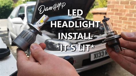 LED car lights installation tutorial