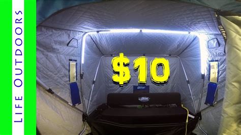 LED ice shack lights for under $10 - YouTube