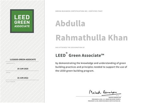 LEED-Green-Associate Zertifikatsdemo