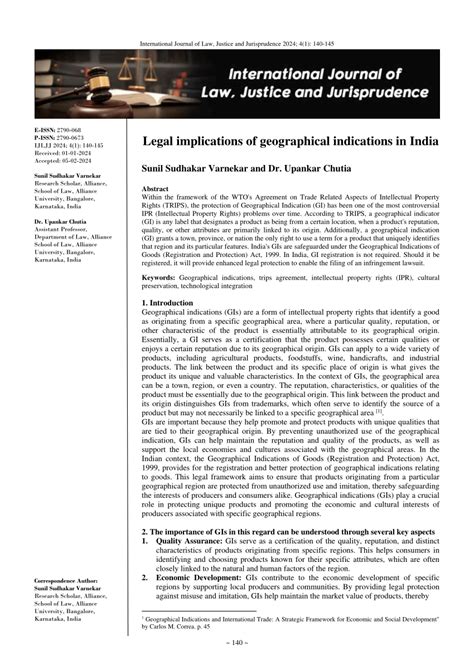 Legal implications of geographical indications in India - wintechmobiles.com