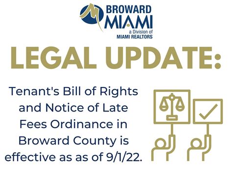 LEGAL UPDATE: Broward County Tenant