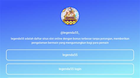 LEGENDA55   LEGENDA55 Link Situs Main Game Slot Gacor Online - LEGENDA55