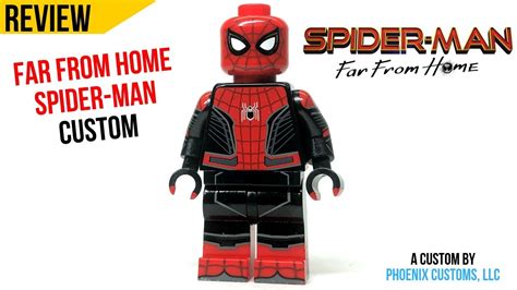 LEGO Black-and-Red Suit SPIDER MAN CUSTOM from Phoenix