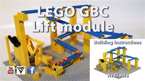 LEGO GBC Lift Module 3D Building Instructions PVProductions