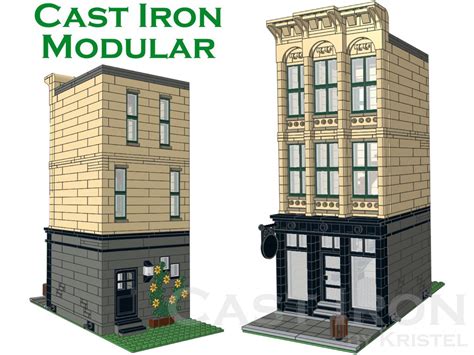 LEGO MOC Cast Iron Modular Building by Kristel Rebrickable Build