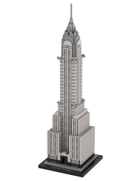 LEGO MOC Chrysler Building by TOPACES Rebrickable Build with LEGO