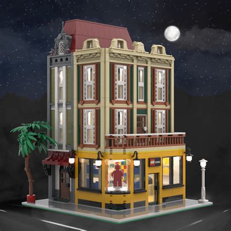 LEGO MOC Modular LEGO Store by MOC_Expert Rebrickable Build with LEGO