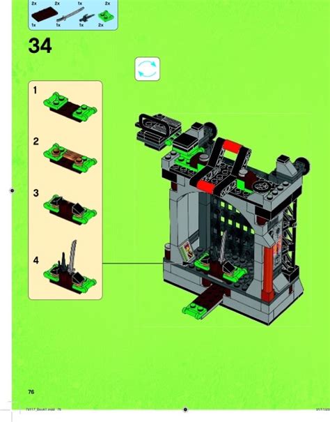 LEGO Turtle Lair Invasion Set 79117 Instructions Viewer.