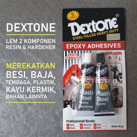 Lem Besi Dextone 5 Menit Ecopack / Harga Untuk Per Pack/ 12 Pcs - raincitystudios.com