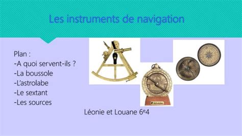 Les instruments de navigation - Heritage - wintechmobiles.com