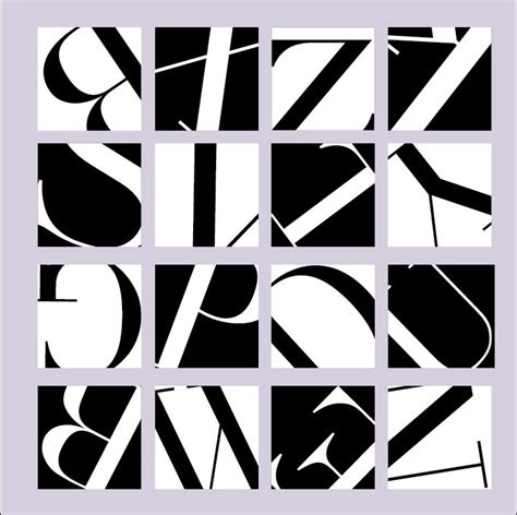 Letterform Abstraction | Studio Art Teaching Resources - muktibox.com