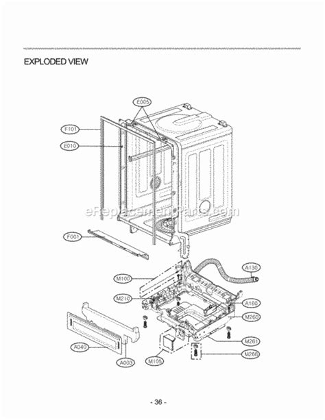 LG Dishwasher LDS4821ST eReplacementParts.com