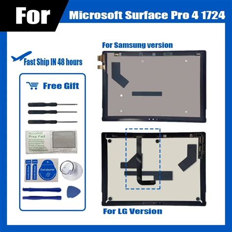 LG Microsoft Surface Pro 4 1724 LCD Display Touch Screen ... - eBay