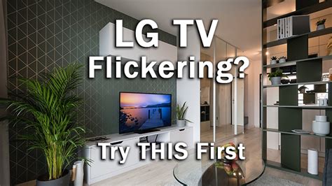 LG TV Flickering Screen? Try THIS First... - YouTube