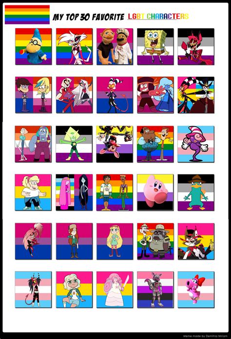 LGBT+ characters