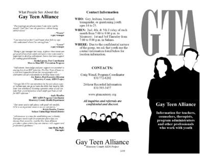 LGBTQ Community of Monterey County Project - CSUMB