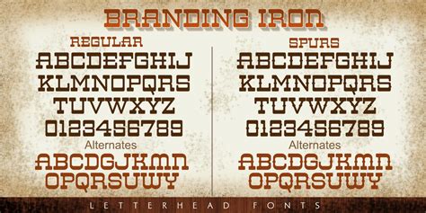 LHF Branding Iron Font Fontspring