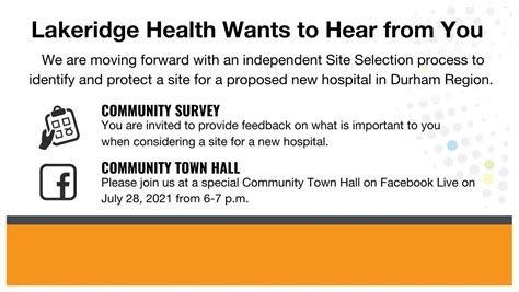 LHO Site Map - Home - Lakeridge Health