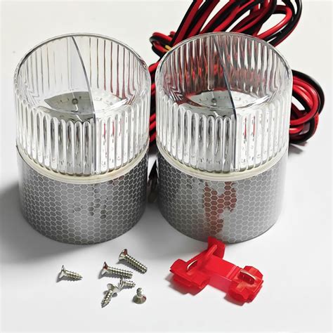 LIBRA Boat Trailer Guide on Post Pipe Guide Light Set LED Submersible