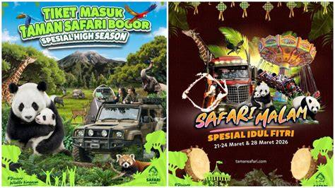 Libur Lebaran Seru di Taman Safari Bogor, Harga Tiket High Season ... - raincitystudios.com