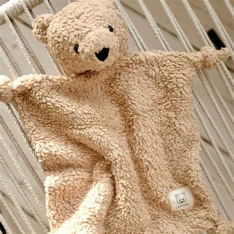 LIEWOOD Lotte Cuddle Cloth, Organic Cotton Bear Beige