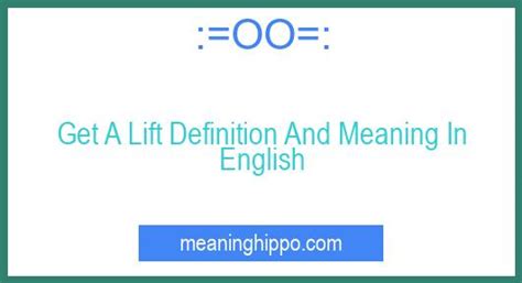 LIFT (verb) definition and synonyms Macmillan Dictionary