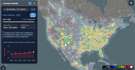 Light Pollution Map - wintechmobiles.com