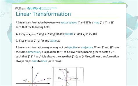 Linear Transformation -- from Wolfram MathWorld - wintechmobiles.com