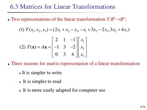 Linear transformations and associated matrices - wintechmobiles.com
