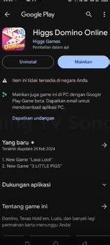 LINK DOWNLOAD HIGGS DOMINO ISLAND error saat membaca APK & lag saat bermain Gaple 99 fitur event makin terbaru | sekarang, biar bisa gas lagi sering dipakai habis update waktu acaranya lagi berlangsung image 1
