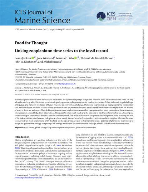 Linking zooplankton time series to the fossil record - raincitystudios.com