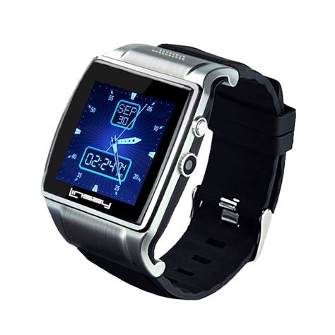 LINSAY Executive Smart Watch with Camera - Black