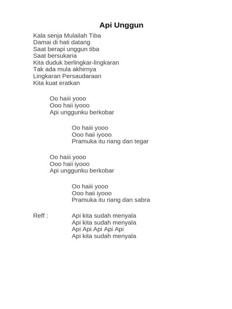 Lirik Lagu: Api Unggun - Arie Wibowo - WowKeren - wintechmobiles.com