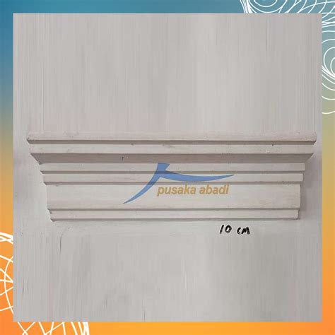 Lis Dinding Gypsum 10cm - Pusaka Abadi - muktibox.com