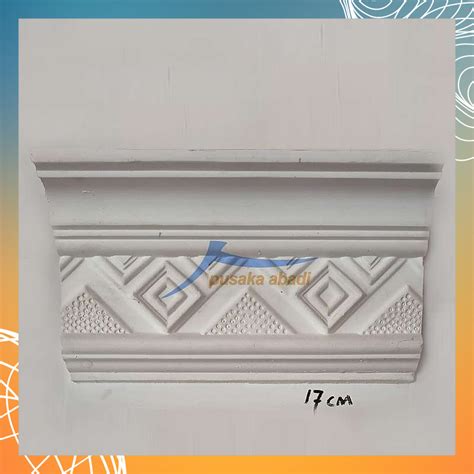 Lis Dinding Gypsum 17cm - Pusaka Abadi - muktibox.com