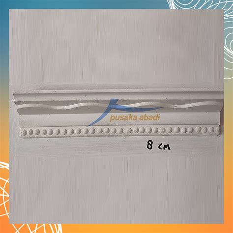 Lis Dinding Gypsum 8cm - Pusaka Abadi - muktibox.com