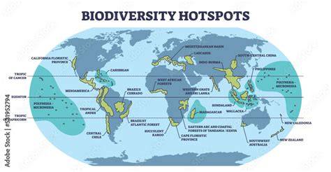 List of Biodiversity Hotspots in the World - Adda247 - raincitystudios.com
