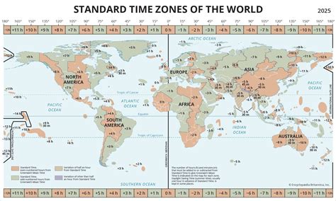List of Time Zones all over the World! | Dayspedia - wintechmobiles.com
