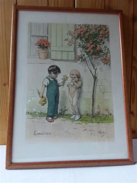 LITHOGRAPH - GEORGES RON - ""Emotion"" 1939 eBay