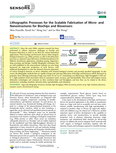 Lithographic Processes for the Scalable Fabrication of Micro- and ... - wintechmobiles.com
