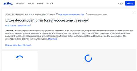 Litter decomposition in forest ecosystems: a review - Springer - raincitystudios.com