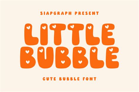 Little Bubble Font - 1001 Fonts - muktibox.com