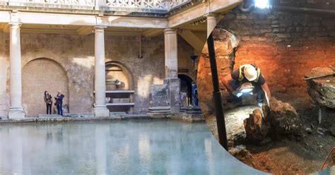 LIVE: Hidden bath uncovered at Roman Baths - Somerset Live