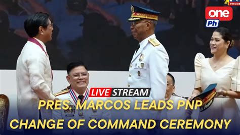 LIVE: Pres. Marcos leads PNP change of command ceremony.