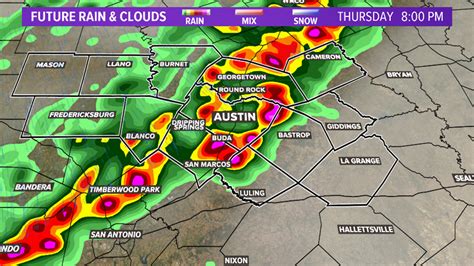 LIVE BLOG: Severe storms now moving across Austin metro, large hail and strong winds possible