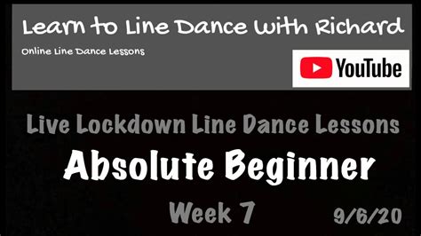 Live Lockdown Line Dance Lessons - Week 1 - Absolute Beginners - wintechmobiles.com