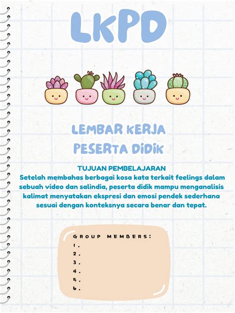 LKPD: Expressing Feelings in English | PDF - Scribd - muktibox.com